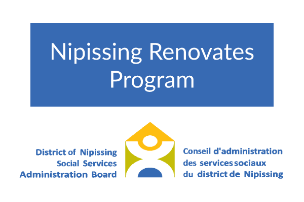 Nipissing Renovates Program by District of Nipissing Social Services Administration Board